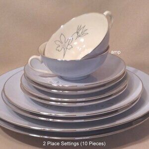 Franciscan Brentwood Lot of 2 Place Settings (10 Pieces) EXCELLENT!